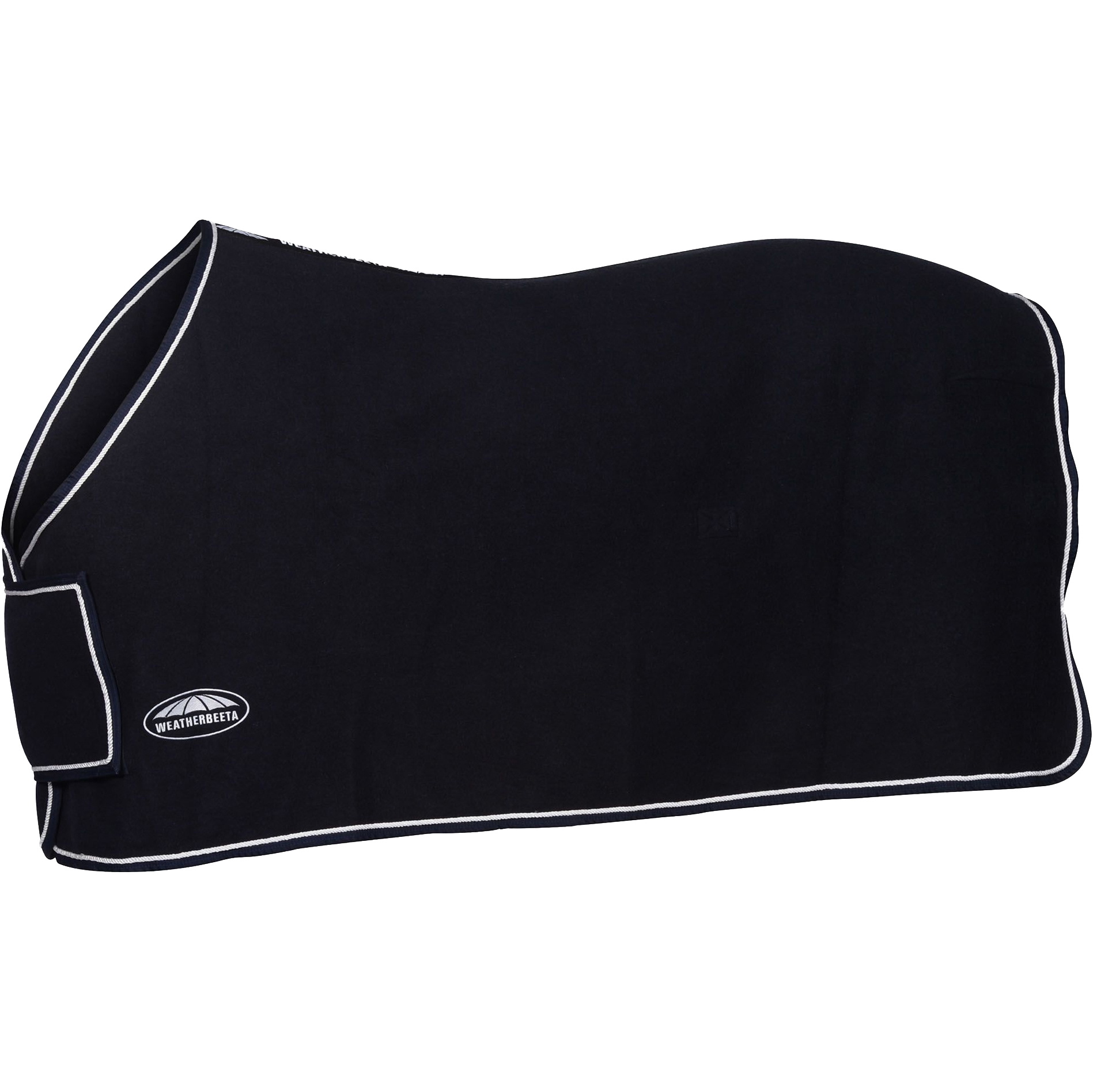 Weatherbeeta Laine Show Sheet Avec Panneau De Poitrine Col De Neck Standard Fleece Couverture 10115800 - Navy
